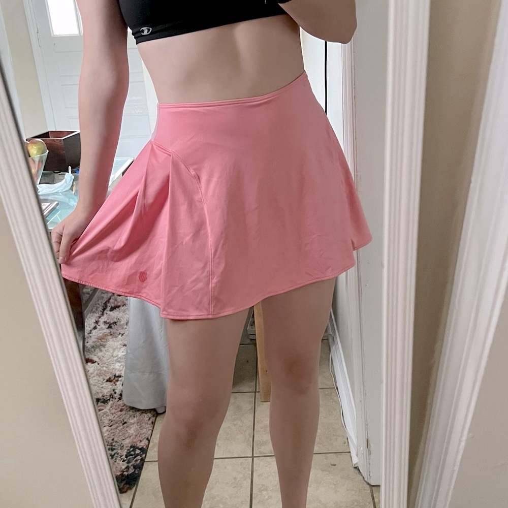 Womens Pink M K-Swiss Tennis Skort